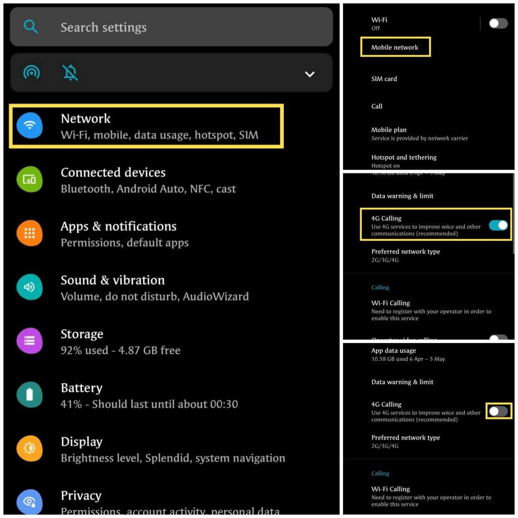 How to Disable LTE On Android