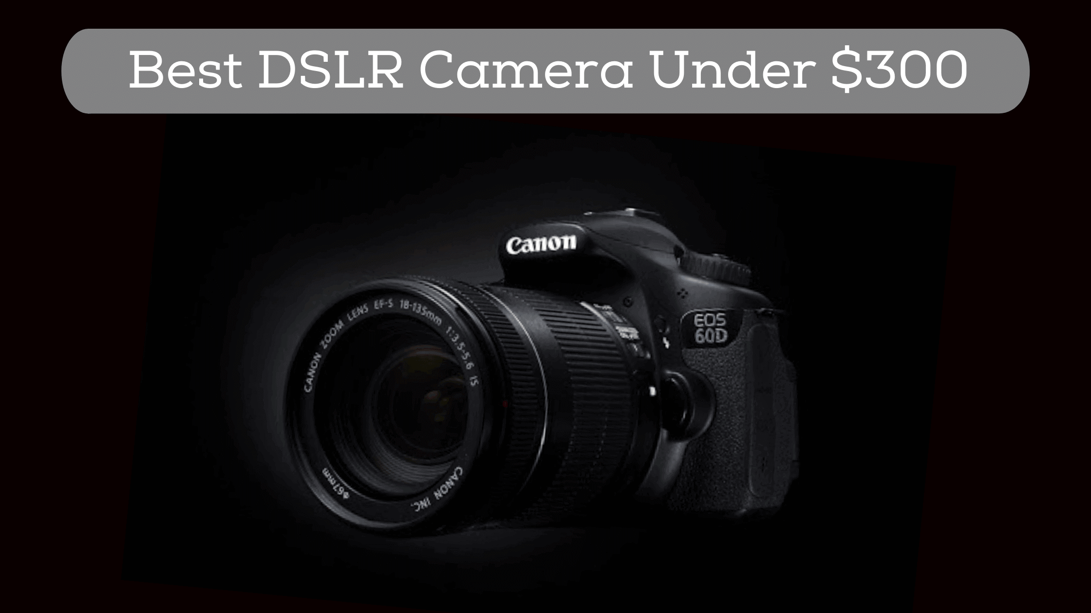 best dslr camera under $300