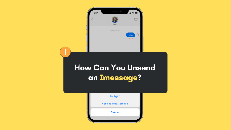 how can you unsend an imessage