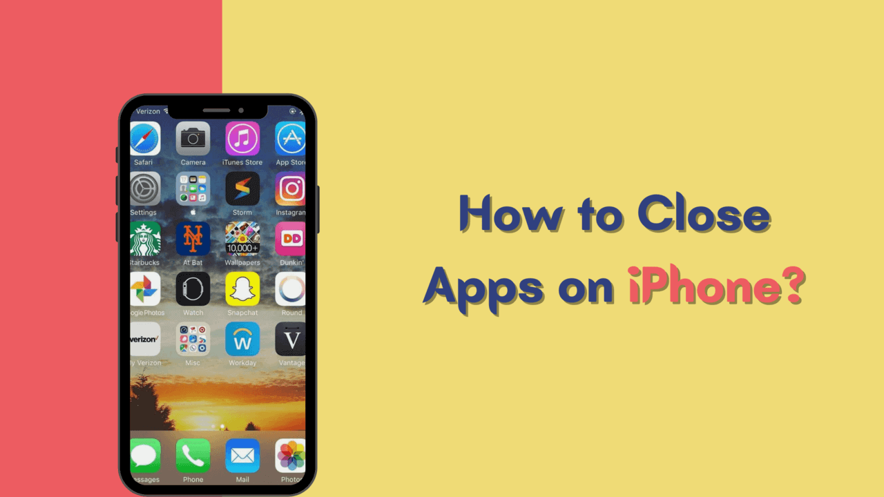 how to close apps on iphone