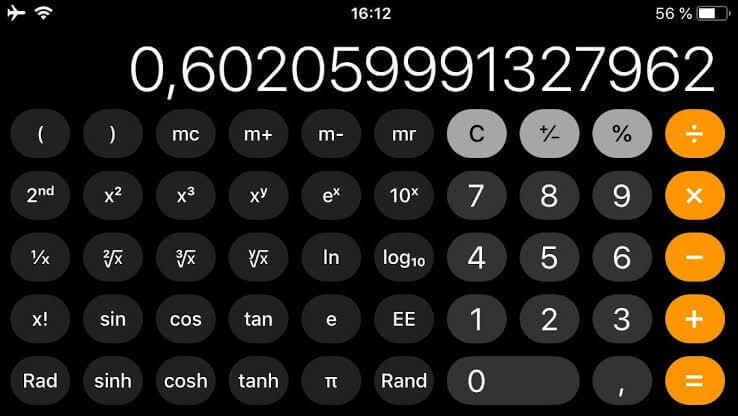 how to check calculator history on iphone