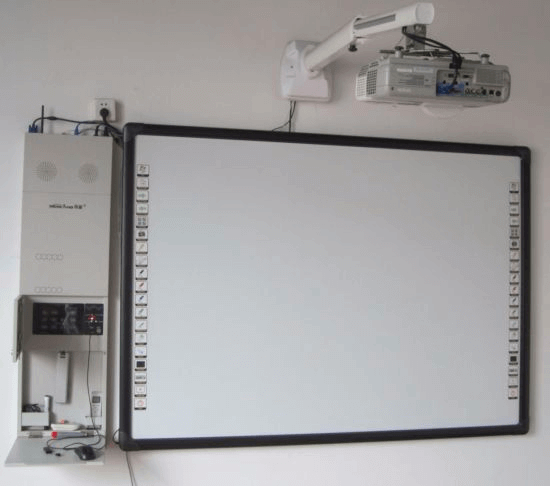 Whiteboard as projector screen