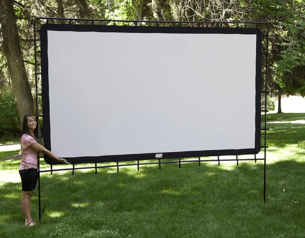Wrapping Paper as projector screen
